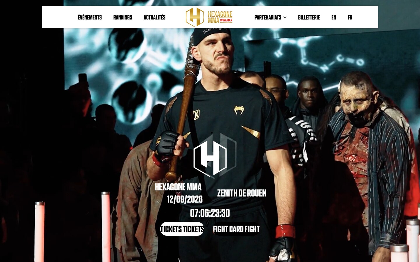 Hexagone MMA, capture 1