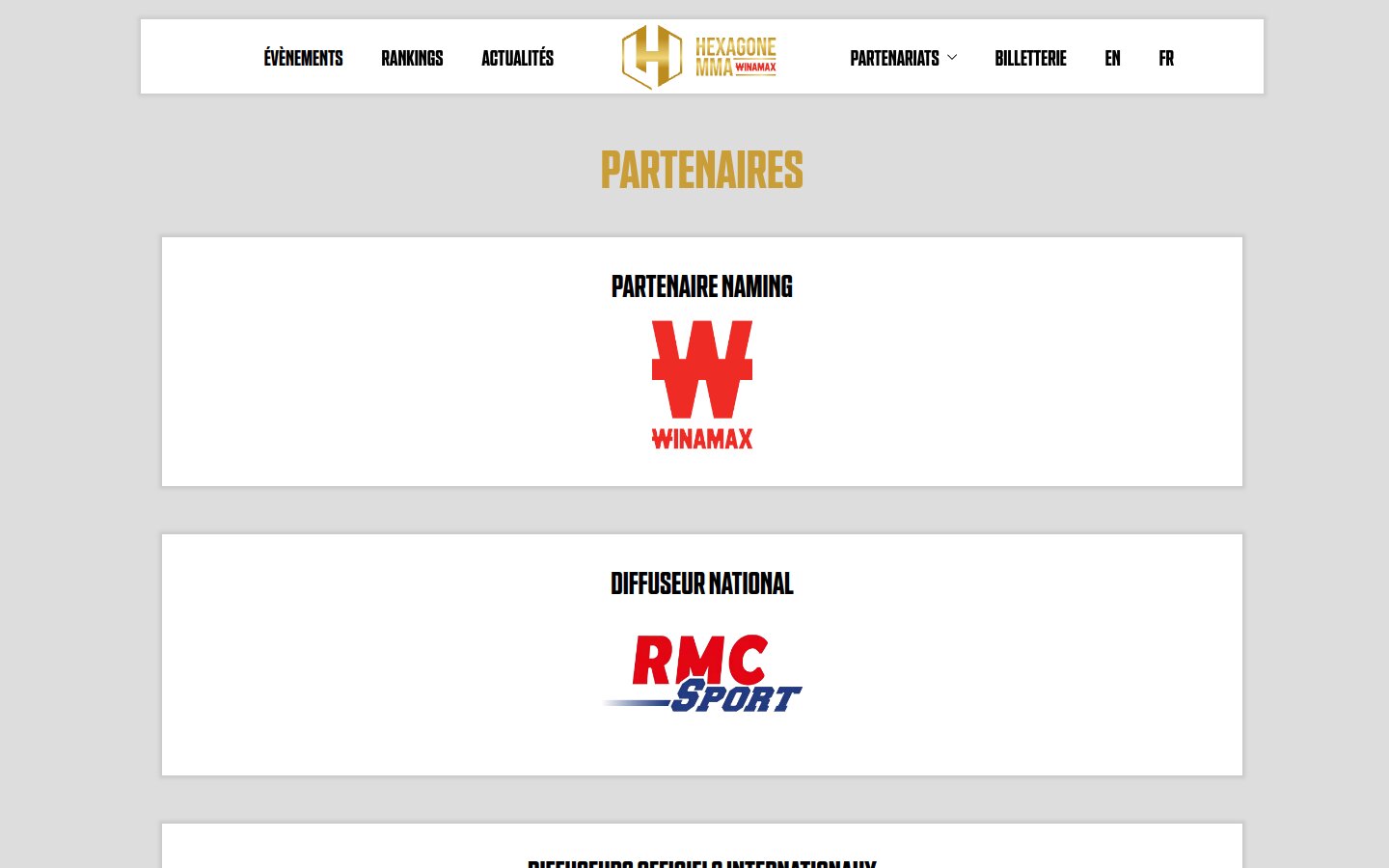 Hexagone MMA - partenaires