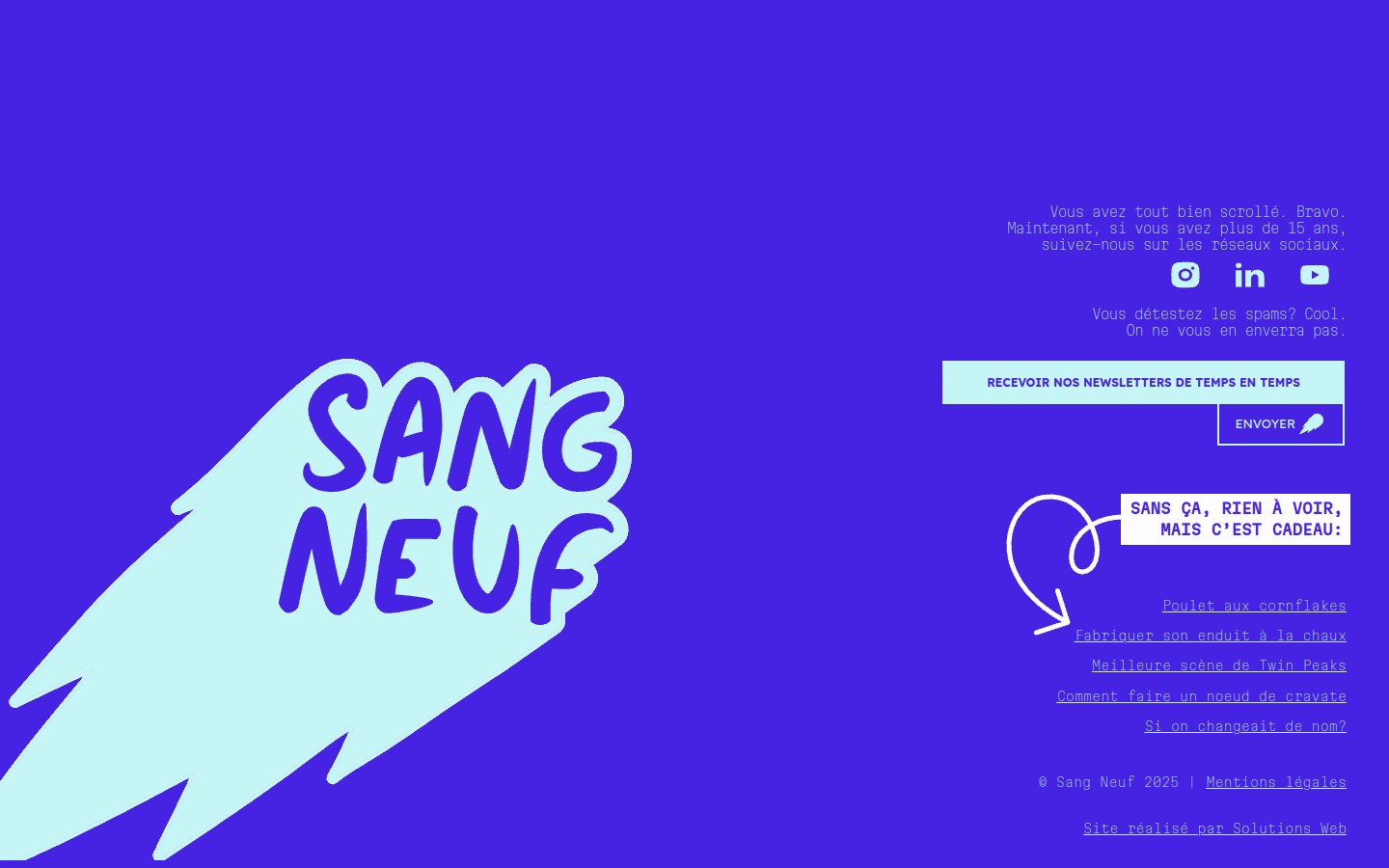 Sang Neuf, capture 3